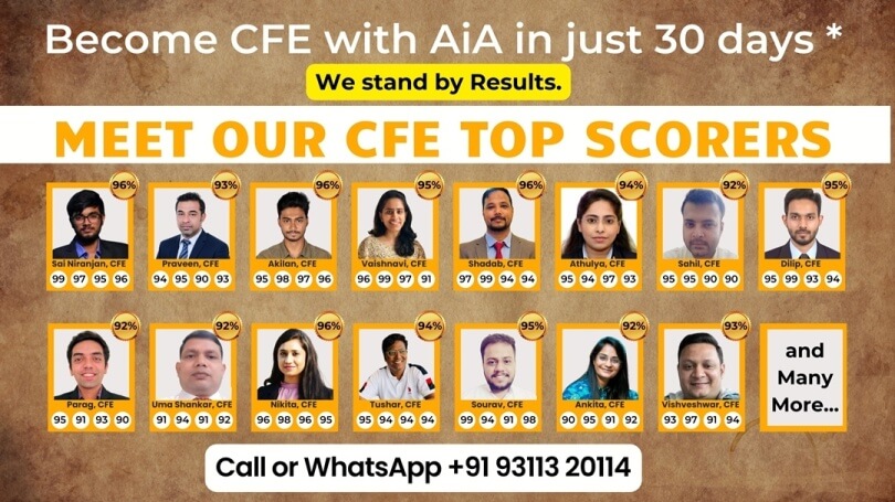 Join AiA CFE LMS | Online Training and Certification Course
